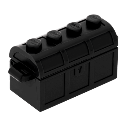 Емкость Lego Treasure Chest Bott Lid 2 x 4 x 2 4738ac01 62622 6101166 4739a 29336 62623 28699 6101161 Black 2шт Б/У - Retromagaz