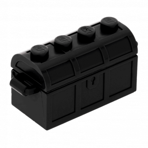 Емкость Lego Treasure Chest Bott Lid 2 x 4 x 2 4738ac01 62622 6101166 4739a 29336 62623 28699 6101161 Black 2шт Б/У - Retromagaz