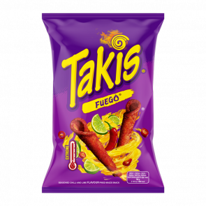 Кранчи Takis Fuego Чили Лайм 100g - Retromagaz
