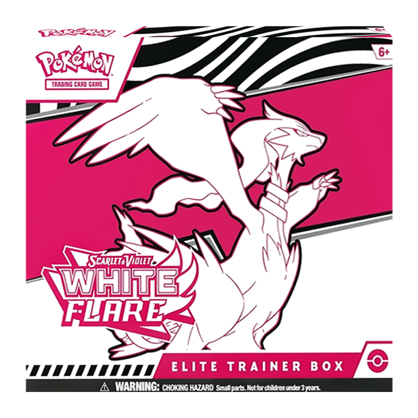 Картки Коллекционная Игра Pokemon Scarlet & Violet  White Flare - Elite Trainer Box - Retromagaz
