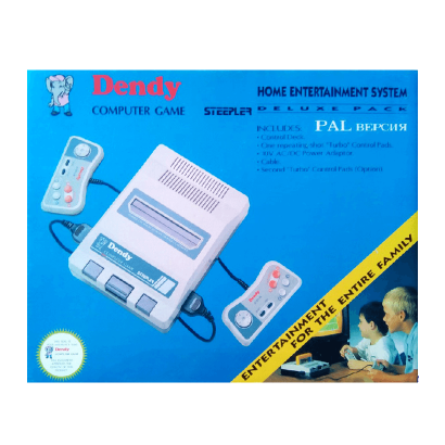 Коробка Steepler Famicom Dendy Classic 90х Blue Б/У - Retromagaz