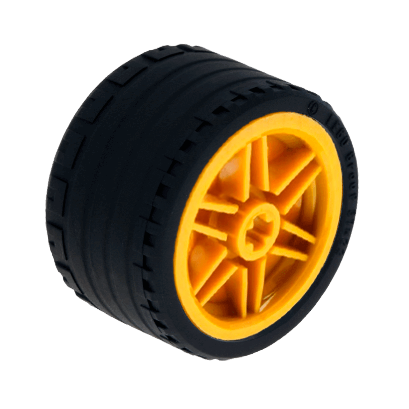 Колесо 4шт Lego Сборное 30.4mm D. x 20mm 56145c03 55978 4499234 4648531 Pearl Gold Б/У - Retromagaz