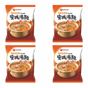 Набор Лапша 4шт Nongshim Ramen AnsungTangMyun Средне Острая 125g Набор Лапша 4шт Nongshim Ramen AnsungTangMyun Средне Острая 125g - Retromagaz