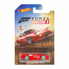 Тематическая Машинка Hot Wheels '96 Nissan 180SX Type X Forza Horizon 1:64 GBB66 Red