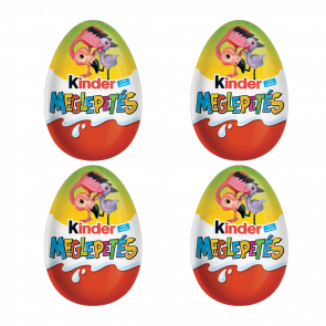 Набір Шоколадне Яйце 4шт Kinder Surprise Тварини Natoons Africa Applaydu 20g - Retromagaz
