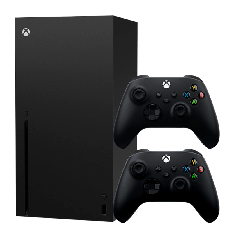Набор Консоль Microsoft Xbox Series X 1TB (889842640809 Black Б/У Хороший +Геймпад Беспроводной Microsoft Xbox Series Version 4 Black Б/У Отличный - Retromagaz