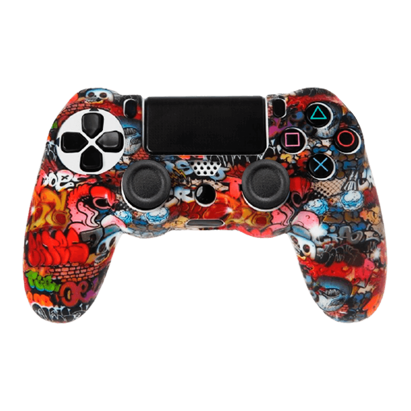Чохол Силіконовий RMC PlayStation 4 Graffiti Stack Orange Новий - Retromagaz