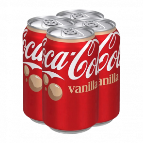 Набор Напиток 4шт Coca-Cola Vanilla 330ml - Retromagaz