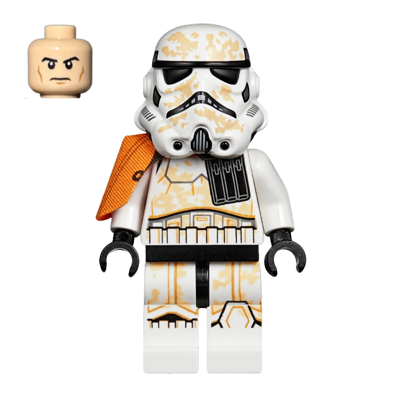 Фігурка Lego Імперія Sandtrooper Squad Leader Captain Star Wars sw1132 2 75290 Б/У - Retromagaz