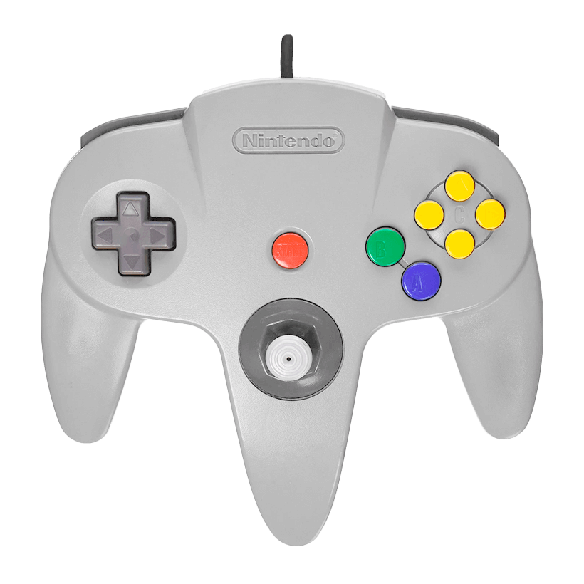 Геймпад Проводной Nintendo N64 NUS-005 Grey 1.9m Б/У - Retromagaz