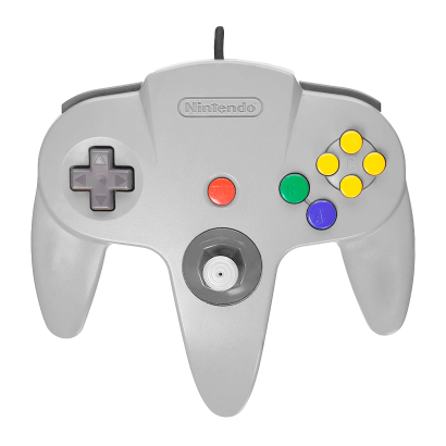 Геймпад Дротовий Nintendo N64 NUS-005 Grey 1.8m Б/У - Retromagaz