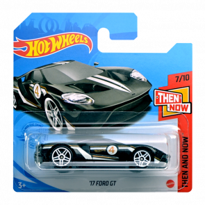 Машинка Базова Hot Wheels '17 Ford GT Then and Now 1:64 GTC78 Black