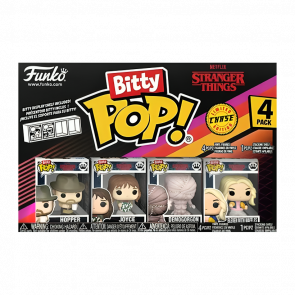 Пак Фигурок FUNKO POP! Bitty Pop! Stranger Things Дастин Eleven with Waffles Chase 23mm 83662 - Retromagaz