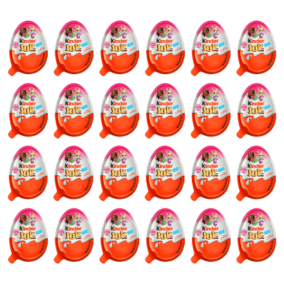 Набор Шоколадное Яйцо 24шт Kinder Joy For Girls 20g - Retromagaz