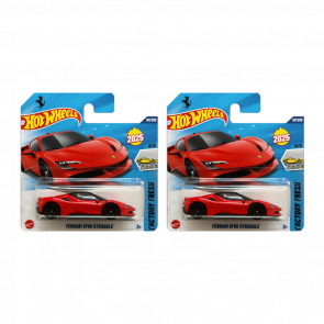 Набір Машинка Базова 2шт Hot Wheels Ferrari SF90 Stradale Factory Fresh 1:64 HYW34 Red Набір Машинка Базова 2шт Hot Wheels Ferrari SF90 Stradale Factory Fresh 1:64 HYW34 Red - Retromagaz