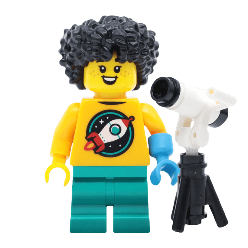 Фигурка Lego Series 27 Astronomer Kid Collectible Minifigures 71048 col452 col27-4 Новый - Retromagaz