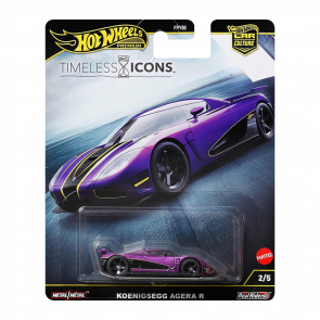Машинка Premium Hot Wheels Koenigsegg Agera R Timeless Icons 1:64 JBK93 Purple - Retromagaz