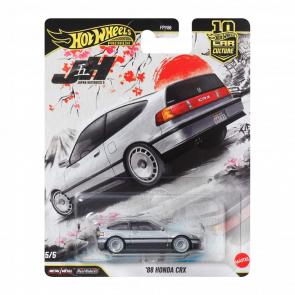 Машинка Premium Hot Wheels '88 Honda CRX Car Culture 1:64 JKF13 Grey - Retromagaz