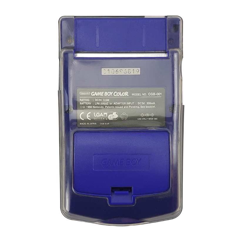 Чохол Силіконовий RMC Game Boy Color Trans-Black Новий - Retromagaz