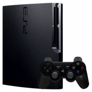 Консоль Sony PlayStation 3 Slim 320GB Black Б/У Хороший - Retromagaz