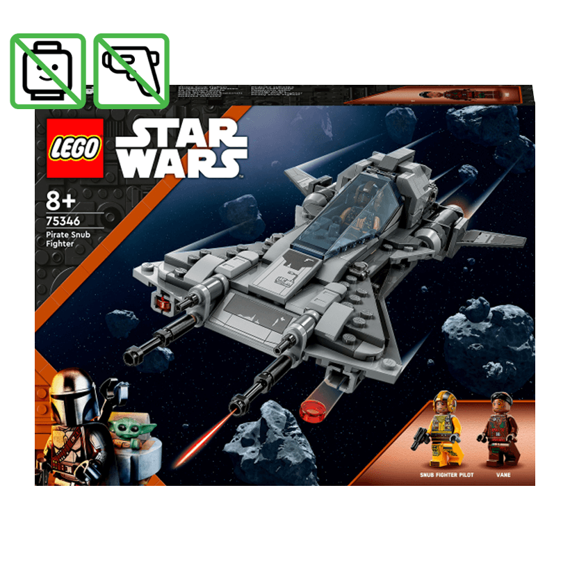 Конструктор Lego Без Фігурок Човник Винищувач Піратів Star Wars 75346 Новий - Retromagaz