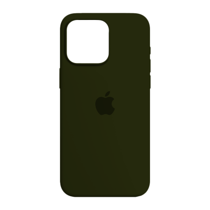 Чехол Силиконовый RMC Apple iPhone 15 Pro Max Army Green - Retromagaz