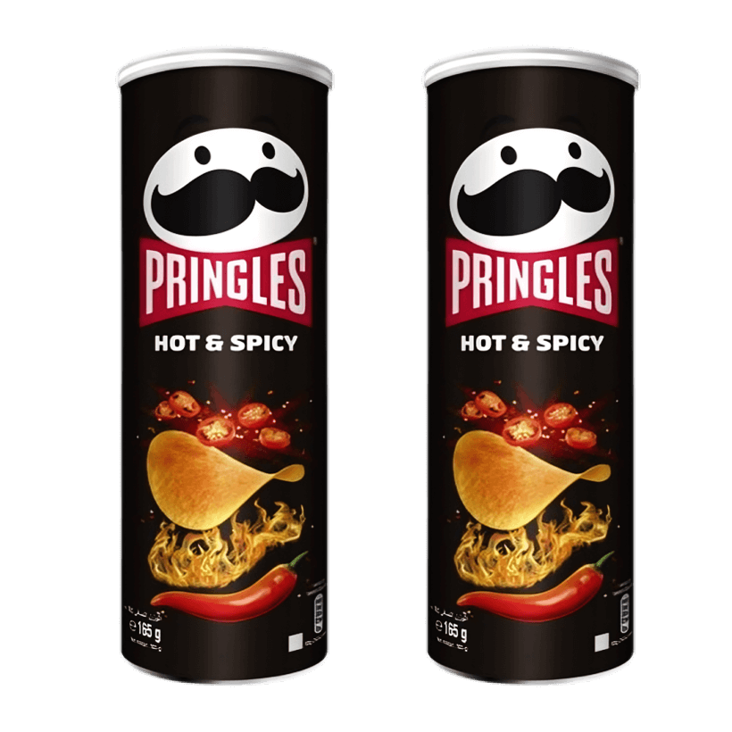Набор Чипсы 2шт Pringles Hot & Spicy 165g - Retromagaz