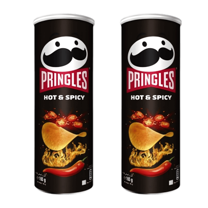 Набор Чипсы 1шт 2шт Pringles Hot & Spicy 165g 5053990127665 - Retromagaz