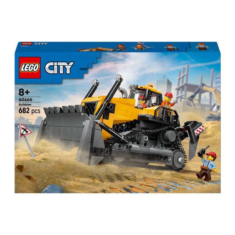 Конструктор Lego Жовтий Бульдозер City 60466 Новий - Retromagaz