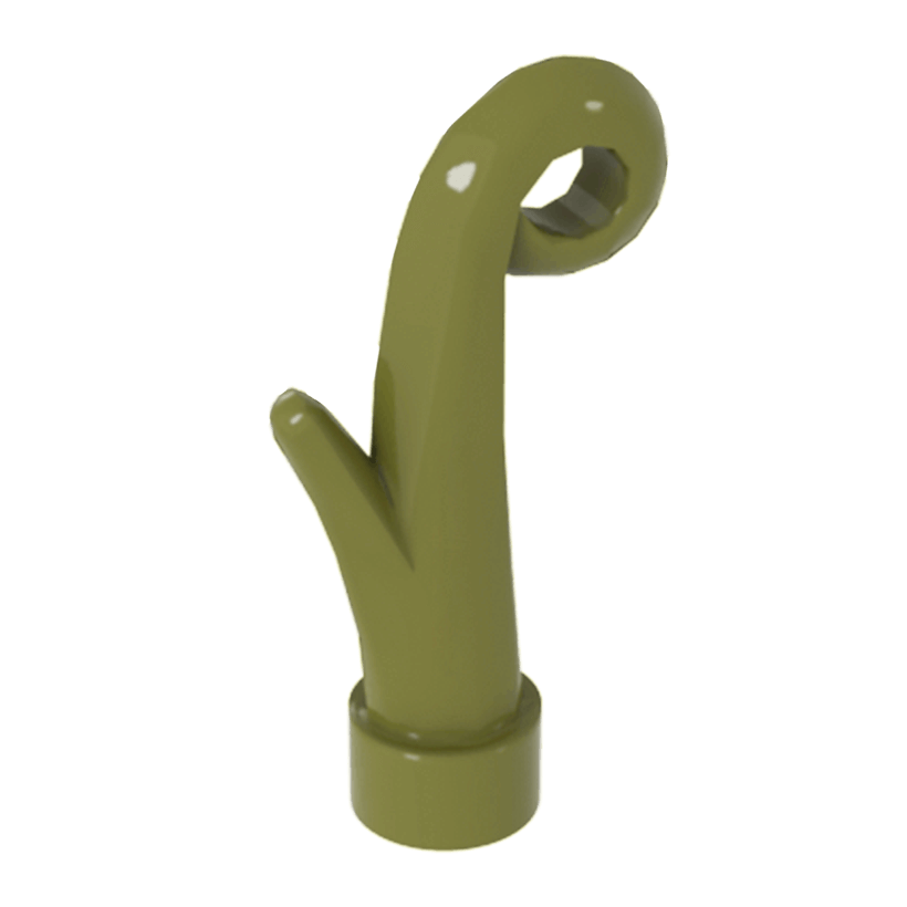 Рослина 4шт Lego Трава Stem 15279 31576 6055509 6188694 6226619 Olive Green Б/У - Retromagaz