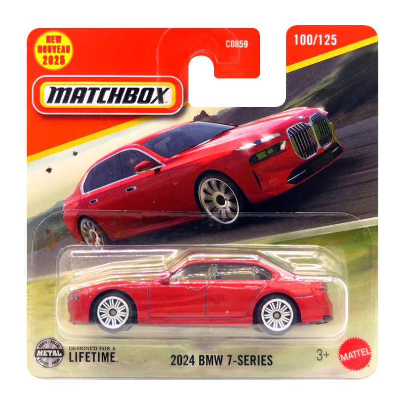 Машинка Велике Місто Matchbox 2024 BMW 7-Series Showroom 1:64 JBR06 Red - Retromagaz