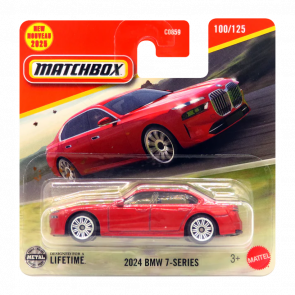 Машинка Велике Місто Matchbox 2024 BMW 7-Series Showroom 1:64 JBR06 Red - Retromagaz