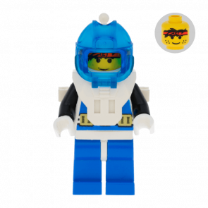 Lego Фигурка Aquazone Aquanaut Акванавт 1 aqu001 1 Ориг Б/У О