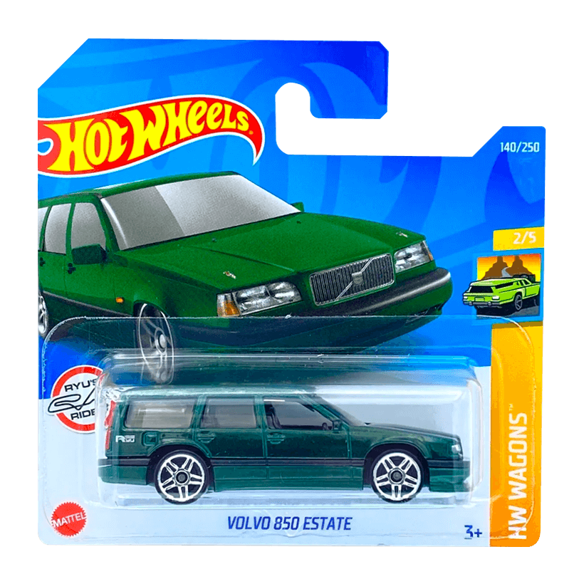 Машинка Базова Hot Wheels Volvo 850 Estate Wagons 1:64 HCV21 Green - Retromagaz