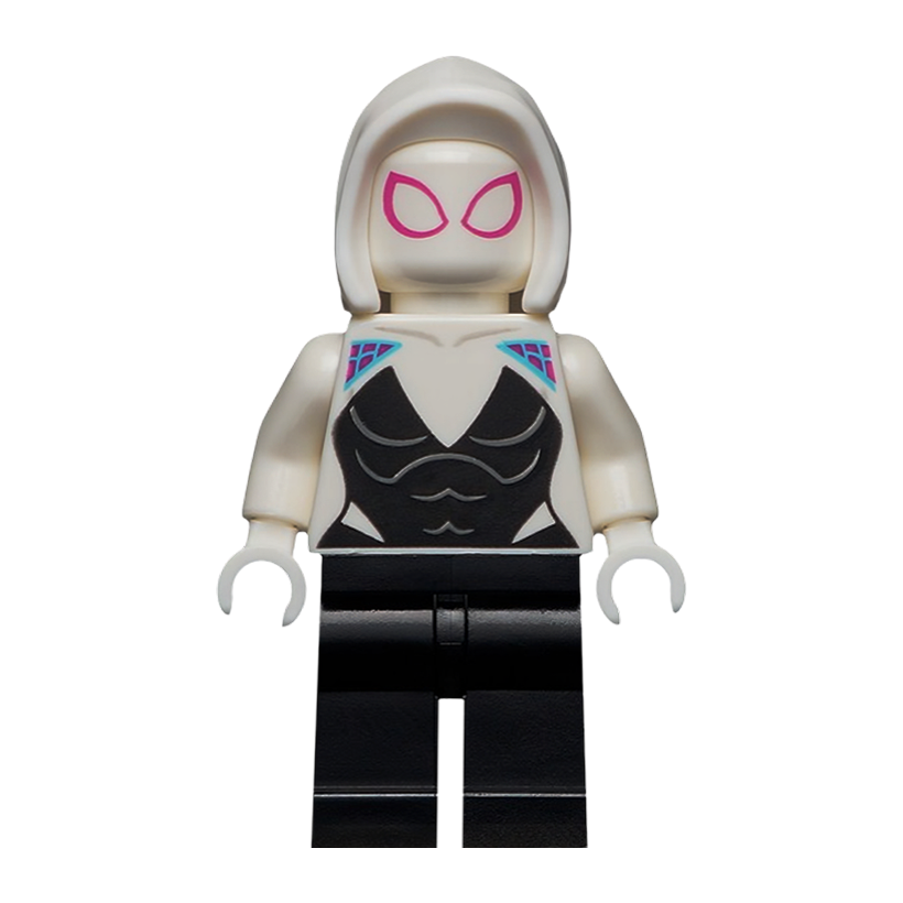 Фигурка Lego Marvel Ghost Spider Spider-Gwen White Basic Smooth Hood Super Heroes sh0682 Б/У - Retromagaz