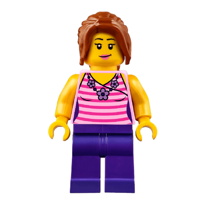 Фигурка Lego People 973pb1978 Supermarket Female Customer City twn229 Б/У - Retromagaz
