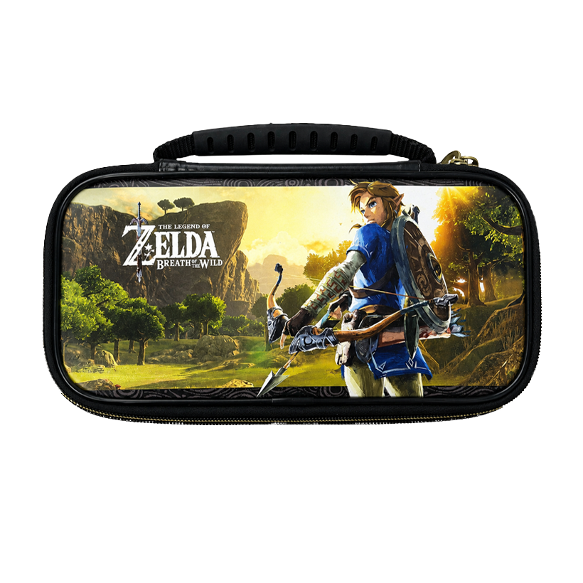 Чехол Твердый Nintendo Switch OLED Model Legend of Zelda: Breath of the Wild Black Новый - Retromagaz