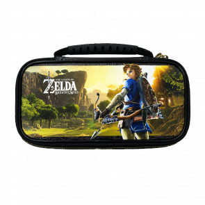 Чехол Твердый Nintendo Switch OLED Model Legend of Zelda: Breath of the Wild Black Новый - Retromagaz