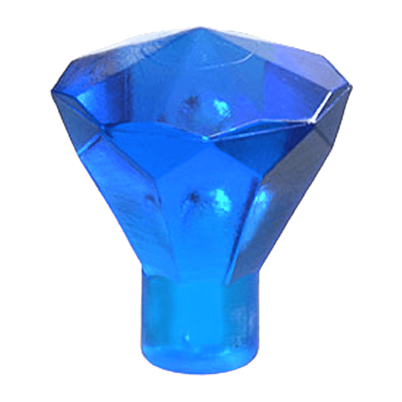 Скала 10шт Lego Драгоценность Jewel 24 Facet 1 x 1 30153 28556 4184097 6103301 6247799 Trans-Purple Б/У - Retromagaz