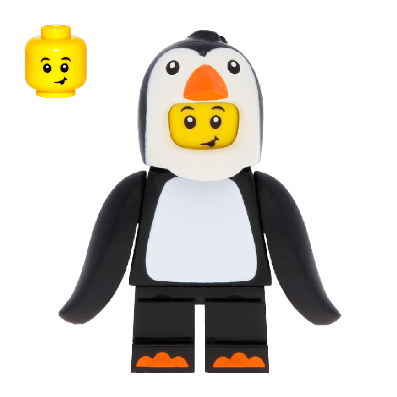 Фигурка Lego Series 16 Penguin Suit Guy Collectible Minifigures col16-10 col253 2 Б/У - Retromagaz