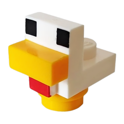 Фігурка Lego Minecraft ChickenBaby with Yellow Feet Brick Built Games minechicken03 05 Б/У - Retromagaz
