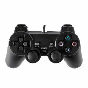 Геймпад Дротовий RMC PlayStation 2 Black Новий