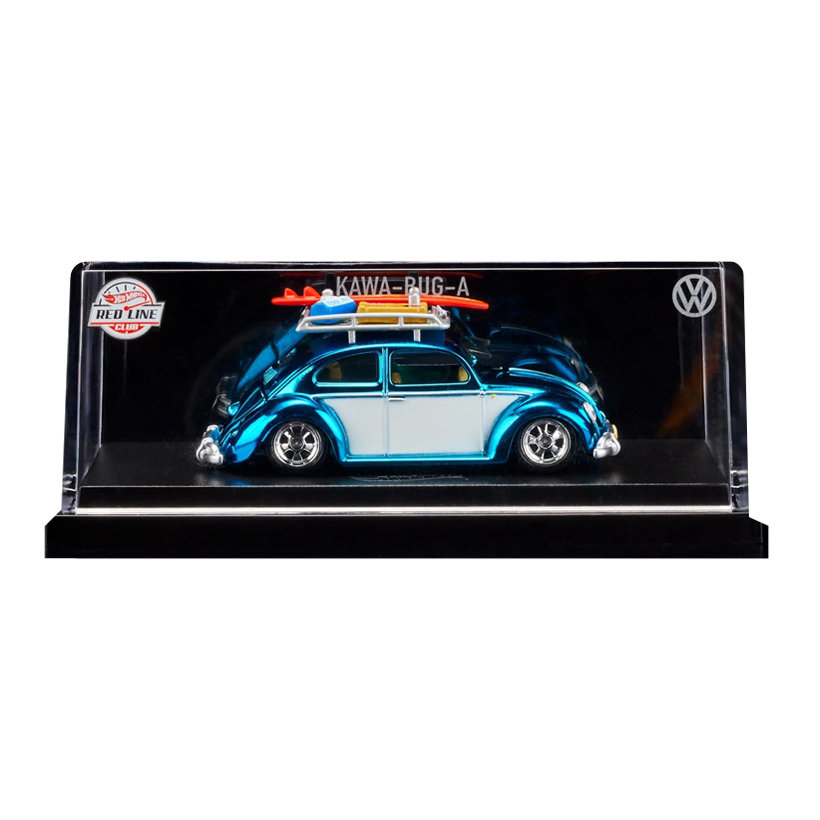 Машинка Premium Hot Wheels “Kawa-Bug-A” ‘49 VW Beetle Red Line Club RLC 1:64 HGK76 Blue - Retromagaz