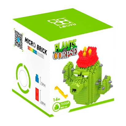Набор Micro Brick Cactus 7050A Plants vs. Zombies Новый - Retromagaz