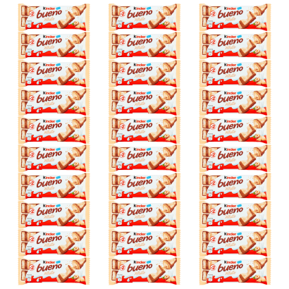 Набор Батончик Kinder Bueno White 2 Pieces 43g 30шт - Retromagaz