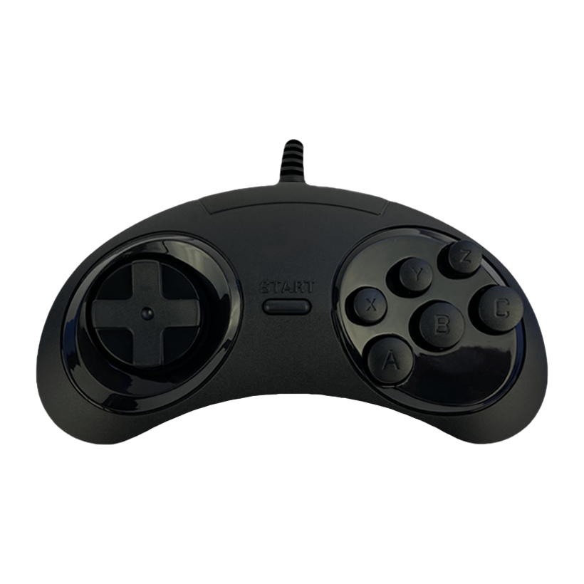 Геймпад Дротовий RMC Mega Drive MD2 SJ-6000 Black 1.5m Новий - Retromagaz