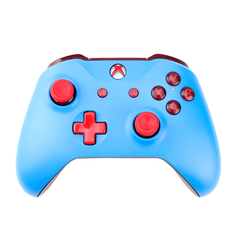 Геймпад Беспроводной Microsoft Xbox One Version 2 Blue Brown Б/У - Retromagaz