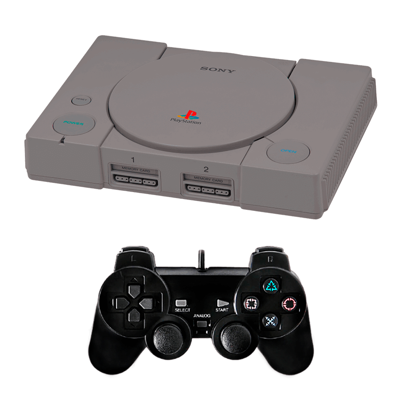 Консоль Sony PlayStation 1 SCPH-1xxx Chip Grey Б/У - Retromagaz