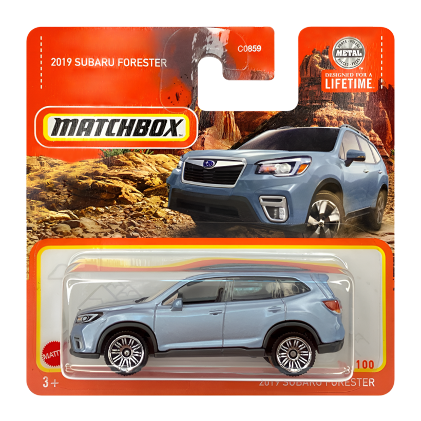 Машинка Большой Город Matchbox 2019 Subaru Forester Off-Road 1:64 HVP09 Light Blue - Retromagaz