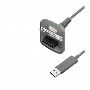 Зарядний Пристрій Дротовий Microsoft Xbox 360 USB Charge Kit Grey 2.8m Б/У - Retromagaz